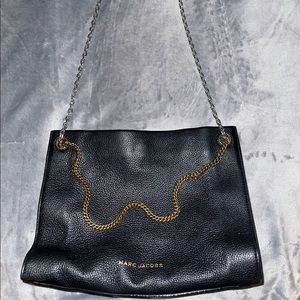 Marc Jacobs double link 34 letter shoulder bag.